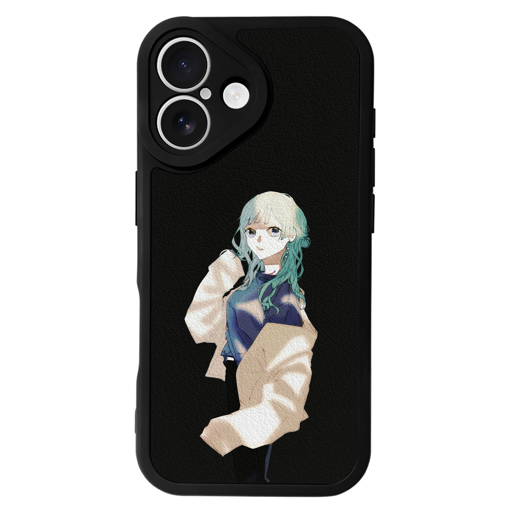 （画像用） 呪術廻戦 Jujutsu Kaisen 【iPhone 16シリーズ対応】シリコンスマホケース（レザー調） 材質：シリコン